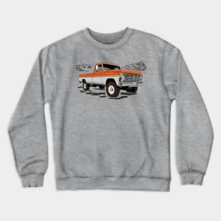 Ford truck mountain Crewneck Sweatshirt